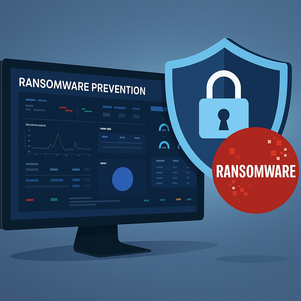 랜섬웨서 차단솔루션 이미지